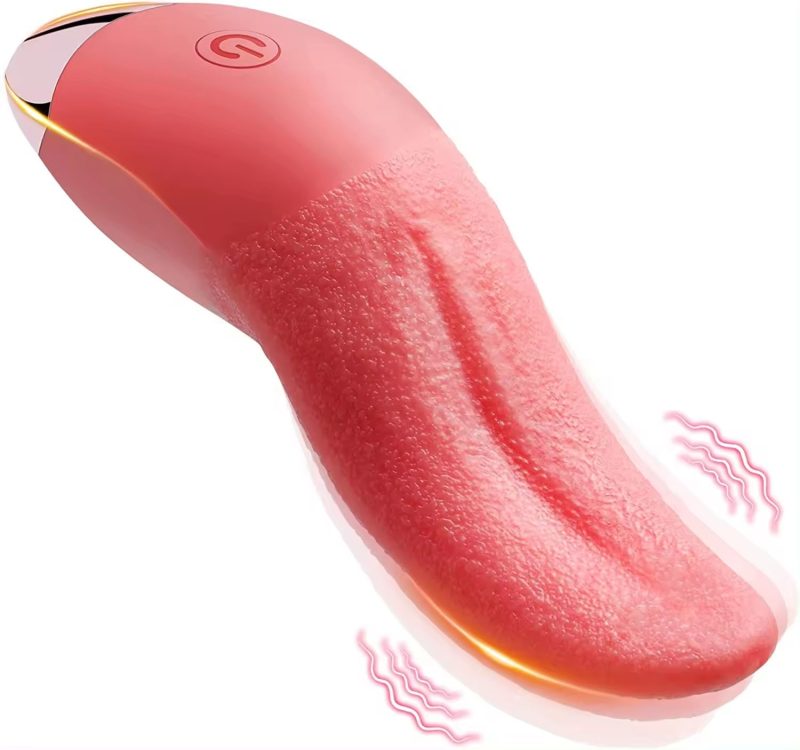 Oral Sex Toys Licking Vibrator Clitoral Stimulator Female Pink Tongue Heated Vibrator
