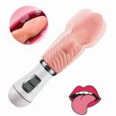 Oral Tongue Sucking vibration Massager Powerful 10 Speed Rechargeable Toy US
