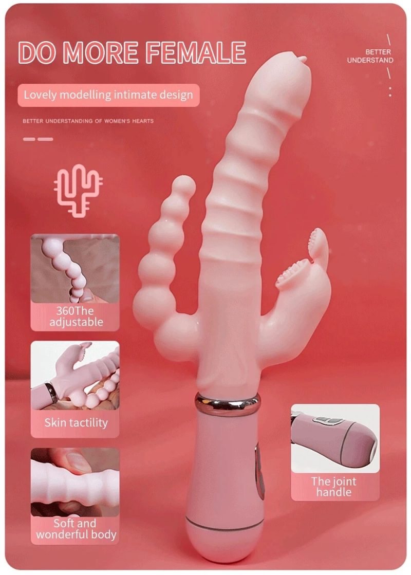 G-Spot-gode-vibrateur-Clitoris-stimulateur-pénis-Anal-Double-pénétration-jouet - Image 12