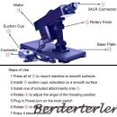 Sex Machine with Suction Cup Adapter Automatic Dildo Machine 3 XLR Connectors