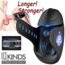 Electric Men Penis Enlarger Stretch Sleeve Enlargement Enhancer Trainer Extender
