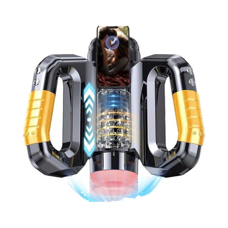 Automatic Intelligent Telescopic Masturbator Men's Thrust Rotation TPE Material Adult Vibrator - Image 2