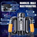Automatic Intelligent Telescopic Masturbator Men's Thrust Rotation TPE Material Adult Vibrator