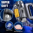 Automatic Intelligent Telescopic Masturbator Men's Thrust Rotation TPE Material Adult Vibrator