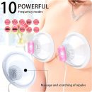 Sexy Big Breast Breast Massage Vibrating Nipple Clamp Sucking Stimulator Female Breast Massager