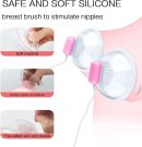 Sexy Big Breast Breast Massage Vibrating Nipple Clamp Sucking Stimulator Female Breast Massager