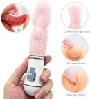 Oral Tongue Sucking vibration Massager Powerful 10 Speed Rechargeable Toy US