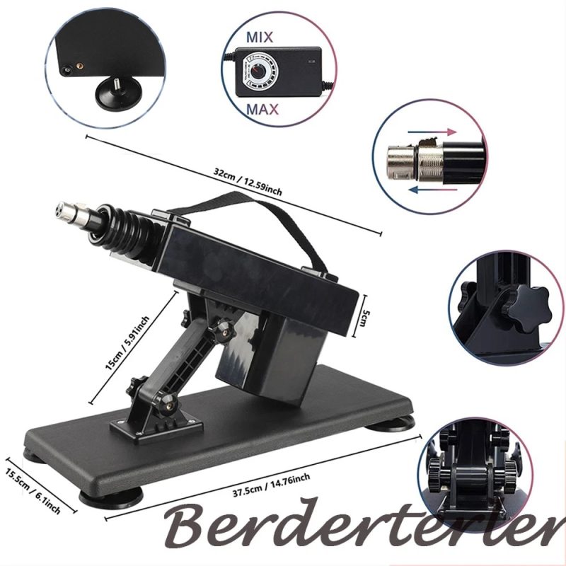 Sex Machine with Suction Cup Adapter Automatic Dildo Machine 3 XLR Connectors - Image 5