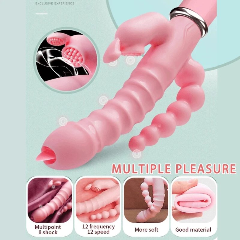 G-Spot-gode-vibrateur-Clitoris-stimulateur-pénis-Anal-Double-pénétration-jouet - Image 5