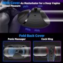 Electric Men Penis Enlarger Stretch Sleeve Enlargement Enhancer Trainer Extender