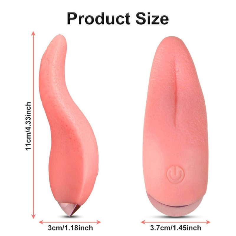 Oral Sex Toys Licking Vibrator Clitoral Stimulator Female Pink Tongue Heated Vibrator - Image 6