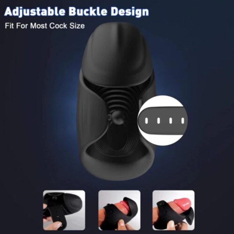 Electric Men Penis Enlarger Stretch Sleeve Enlargement Enhancer Trainer Extender - Image 8