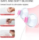 Sexy Big Breast Breast Massage Vibrating Nipple Clamp Sucking Stimulator Female Breast Massager