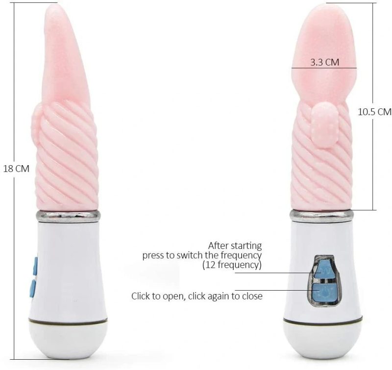 Oral Tongue Sucking vibration Massager Powerful 10 Speed Rechargeable Toy US - Image 9